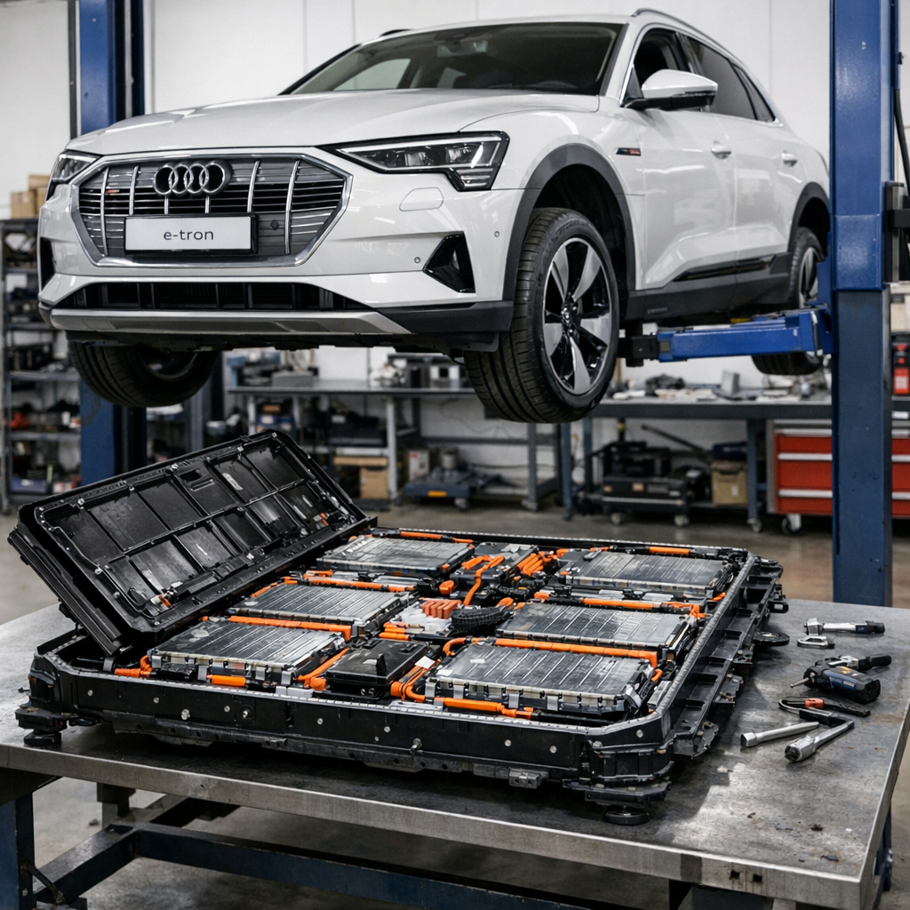  Ремонт и диагностика батареи Audi e-tron в Киеве на автосервисе